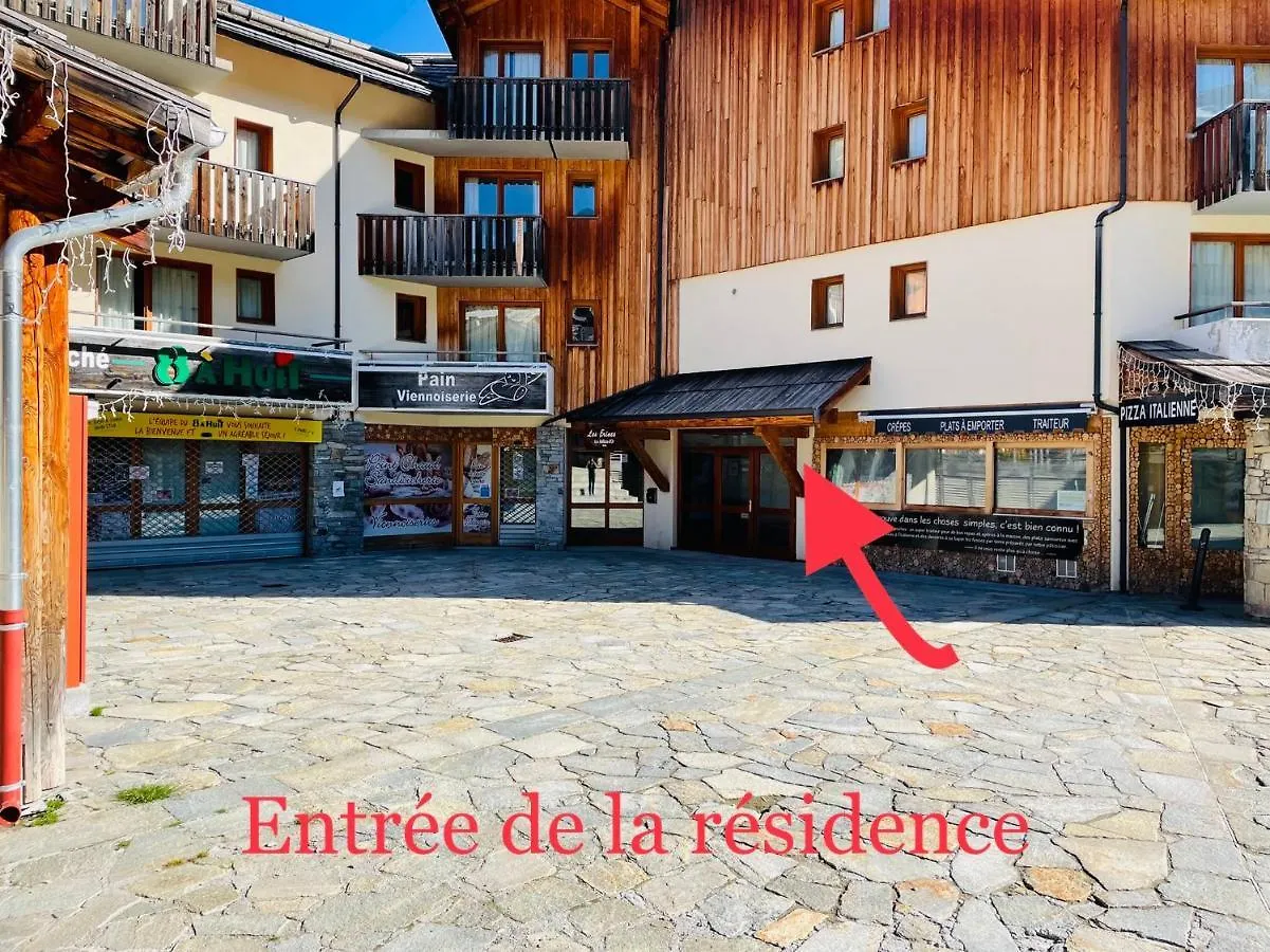 Appartement Les Orres 6 Places Coeur de Station avec Piscine
